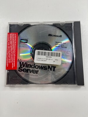 Microsoft Windows NT Server Softwareprogramm Vintage Neu