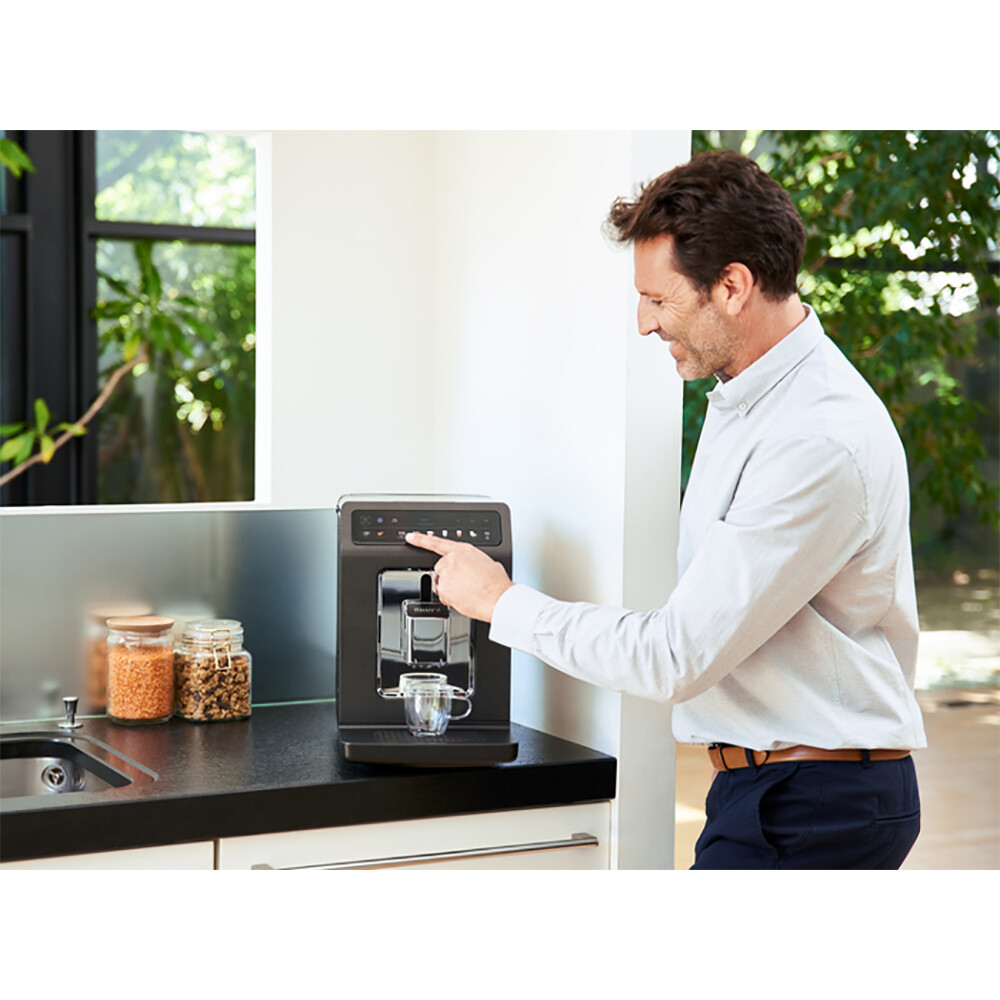 Krups EA895N40 Arabica Digital Bean To Cup Coffee Machine in Black