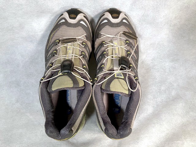 SALOMON Stivaletto Donna XA Comp 4 Trail HIKING Running TAGLIA 6 5 Grigio Giallo XS