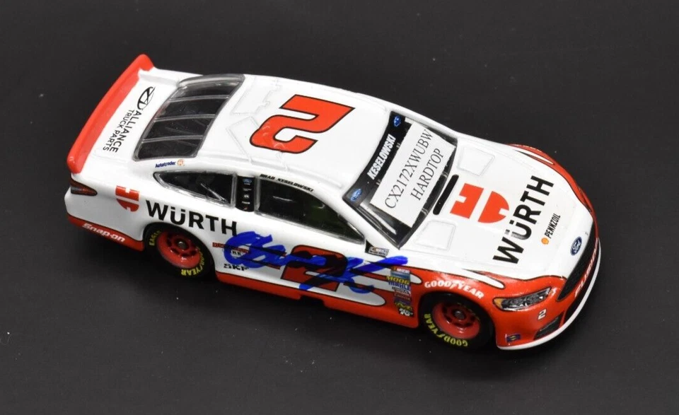 Brad Keselowski #2 Firmado 1/64 Die-Cast 2017 Wurth Prototipo RCCA Foto 3 de 4