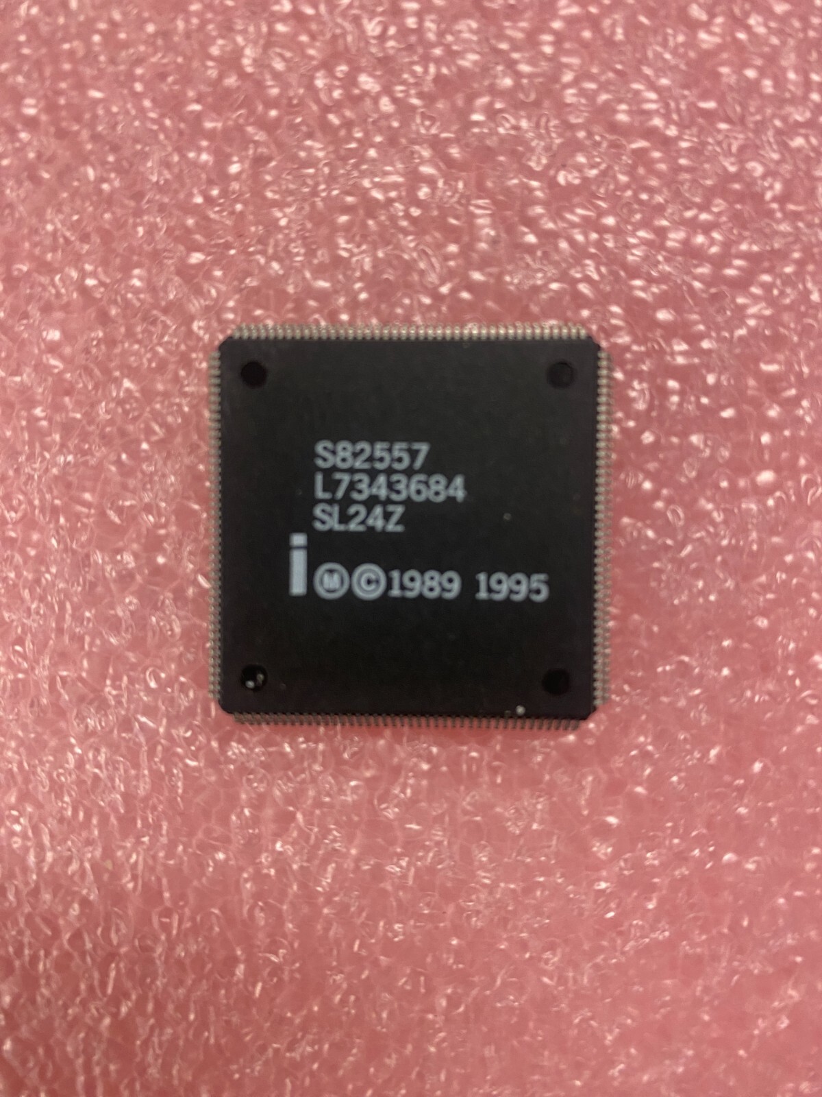 VINTAGE 1995 INTEL Chip S82557 SL24Z for ETHERNET NETWORK CARD Rare ...