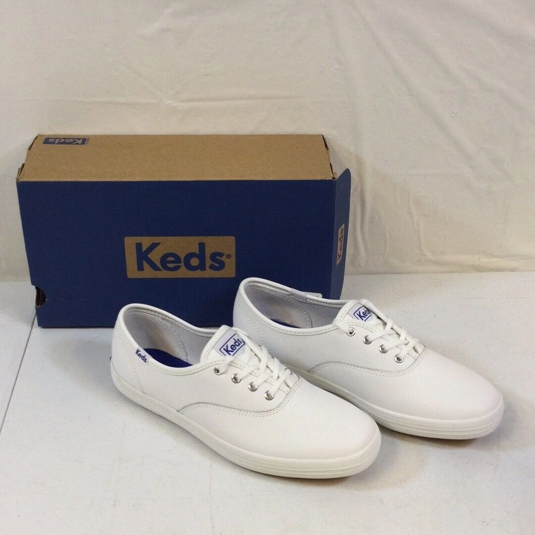Keds champion shop white leather