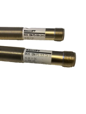 2x BALLUFF Sensor Induktiv Artikel-Nr.: BOS 12M-PS-1XA-S4-C