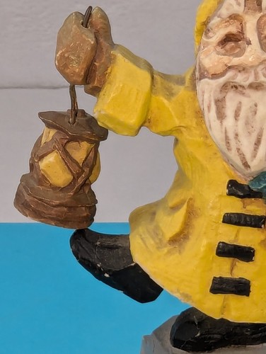 Vintage Fisherman 1995 David Frykman The Lighthouse Keeper DF3025 Statue Lantern - Imagen 9 de 15