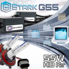 Stark 55w Micro Hid Head Light Slim Xenon Kit - H13 9008 8k 8000k Ice Blue