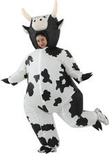 RHYTHMARTS Inflatable Cow Costume - Adult Blow up Costume for Halloween  Christ