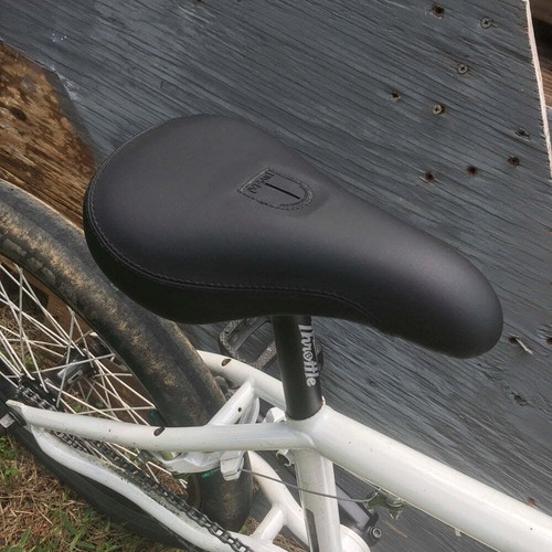 Eastern Bikes Genuine Leather Fat Pivotal BMX Bike Seat - Soft Thick Padding - Picture 5 of 13