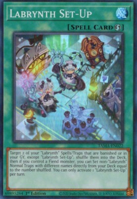 Yu-Gi-Oh! Labrynth Set-Up 1st Ed. TAMA-EN022 Super Rare NM/LP x1