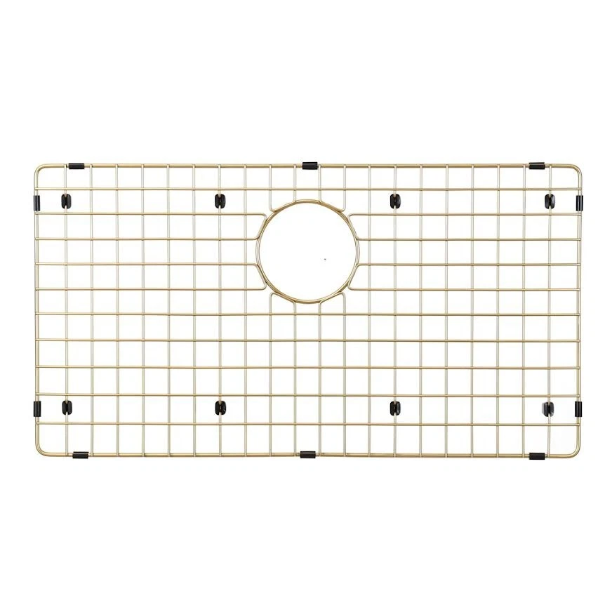 Starstar Sinks Protector Matte Gold 304 Stainless Steel Kitchen Sink Bottom Grid