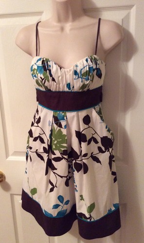 Corbata de espagueti Sundress Empire cintura sin palabras para juniors talla 3 - Imagen 2 de 6