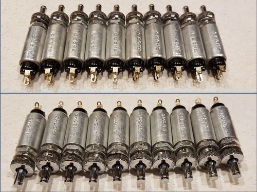 SECME DJET Boite de 10 commutateurs boutons poussoir montage sur panneau - NOS - - Photo 2/2