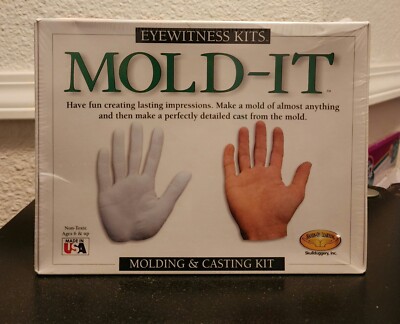 NIB Hand Plaster Molding & Casting Kit 3D Keepsake Eyewitness Skullduggery