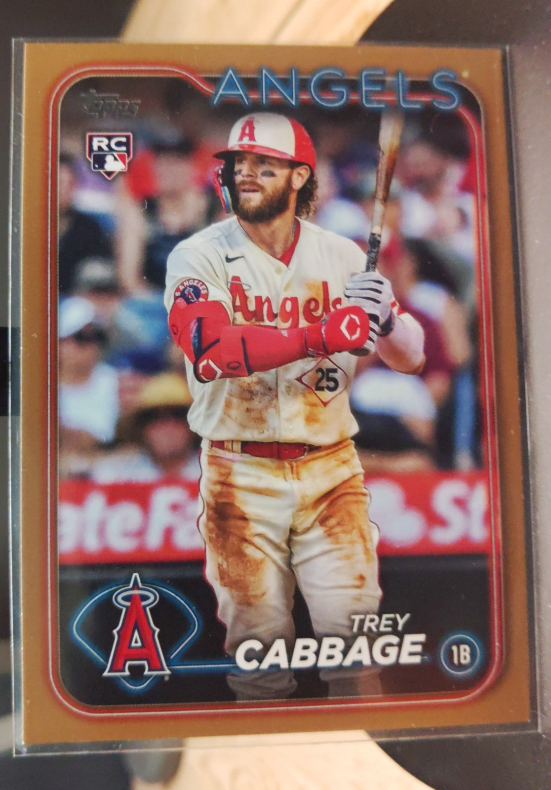 2024 Topps Series 1 - Trey Cabbage #321 Gold 0789/2024 (RC)