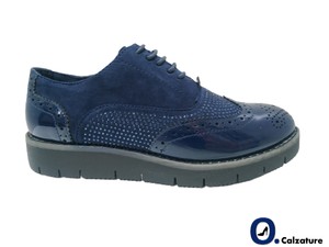 scarpe stringate con platform