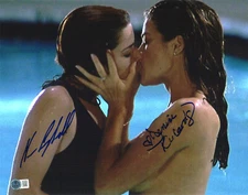 DENISE RICHARDS NEVE CAMPBELL SIGNED AUTOGRAPH WILD THINGS 11X14 PHOTO BECKETT