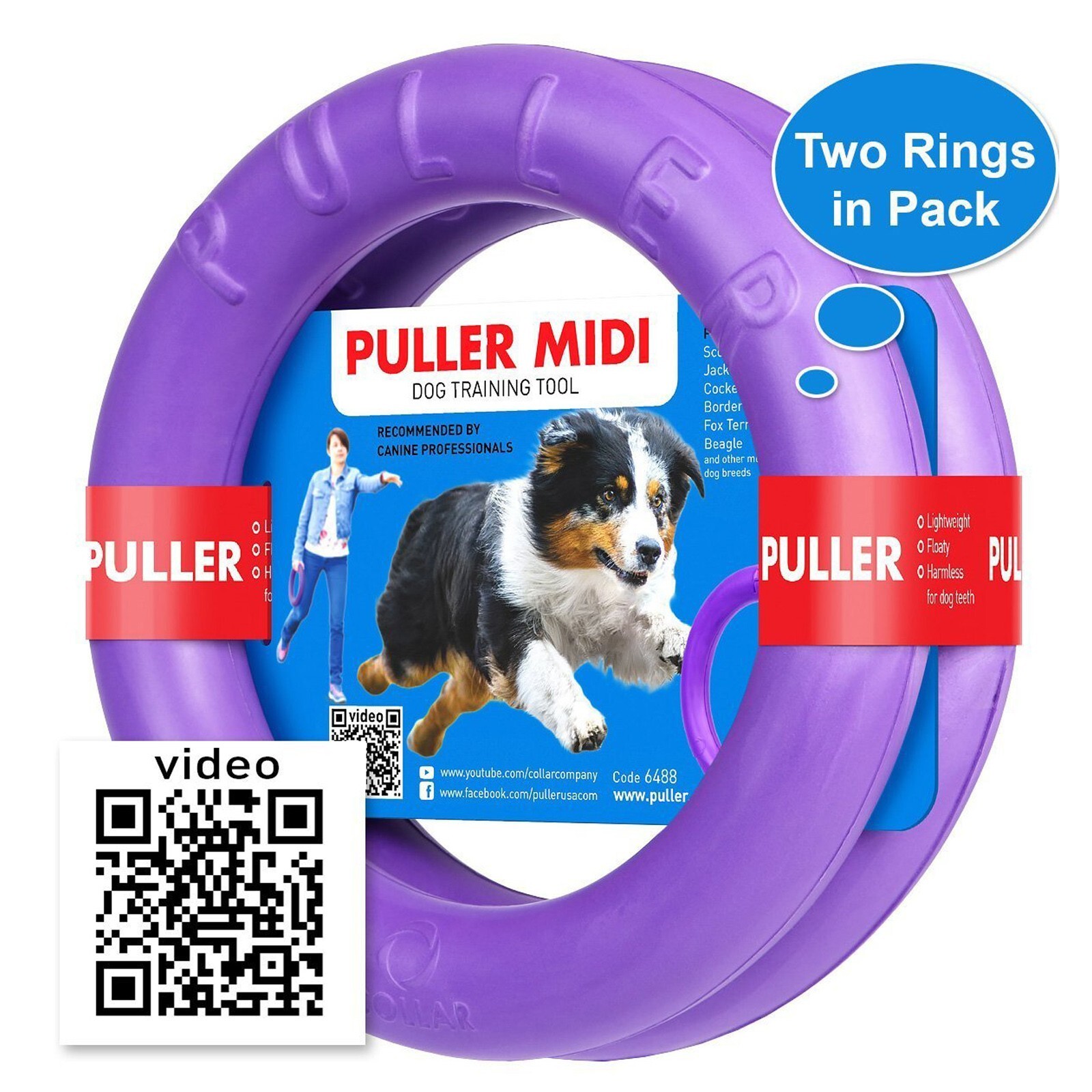 PULLER Midi 2 pcs dog training and fitness tool for dogs
