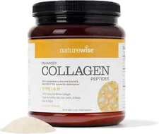 NatureWise Enhanced Collagen Peptides (45 Servings) - Hydrolyzed Type I &... 