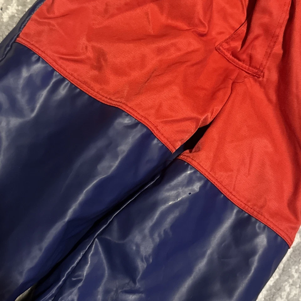 Traje de Nieve Helly Hansen Niños Talla 82/3 Rojo Azul Impermeable Aislado Una Pieza Foto 4 de 4