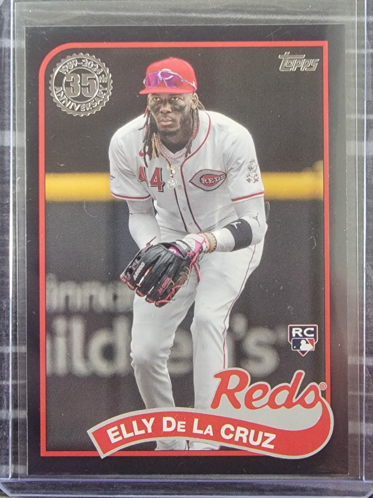 2024 Update 1989 Topps Baseball Black /299 Elly De La Cruz #89US-39 Rookie RC 🔥