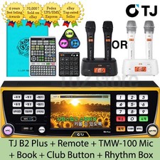 TJ Taijin Media B2 Plus Machine TMW-100 Mic Book Remote Club button Rhythm Box