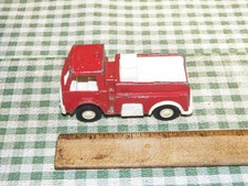 Vintage TOOTSIE TOY Red Metal  Plastic Fire Truck