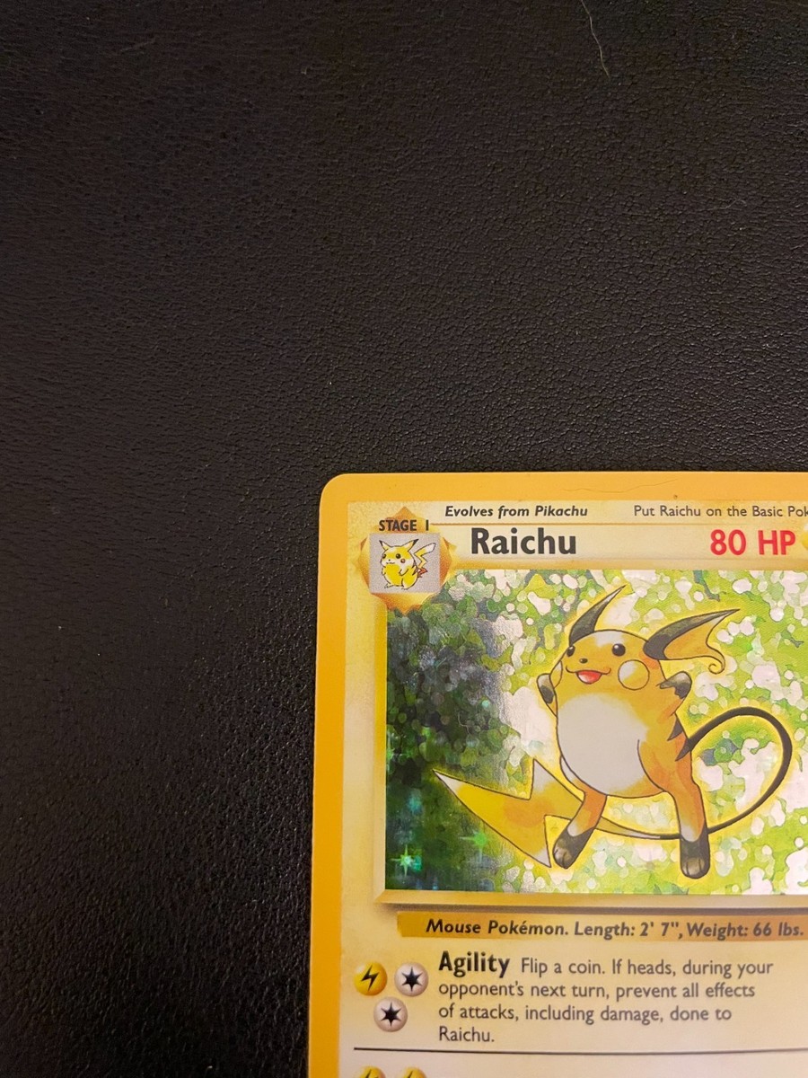 raichu pokemon card value 14/102 Raichu - 14/102 - Holo - Base set - Shadowless