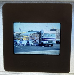 Scivolo 35mm 1982 Ospitalità / Camper ROTHMANS MARCH & ATS GP F1 Francia