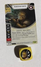 Star Wars Destiny Covert Missions Card & Die #42 Trandoshan Hunter