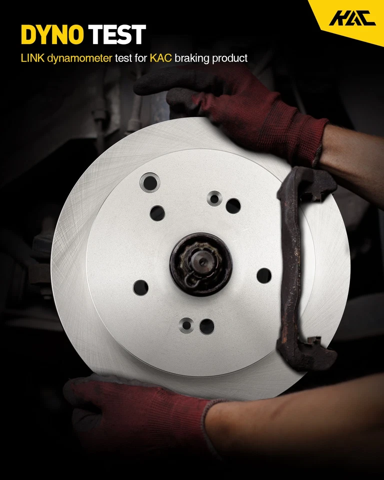 Rear Ceramic Brake Pads and Rotors Kit Left & Right For 2003-2006 Jeep Wrangler Foto 4 de 4