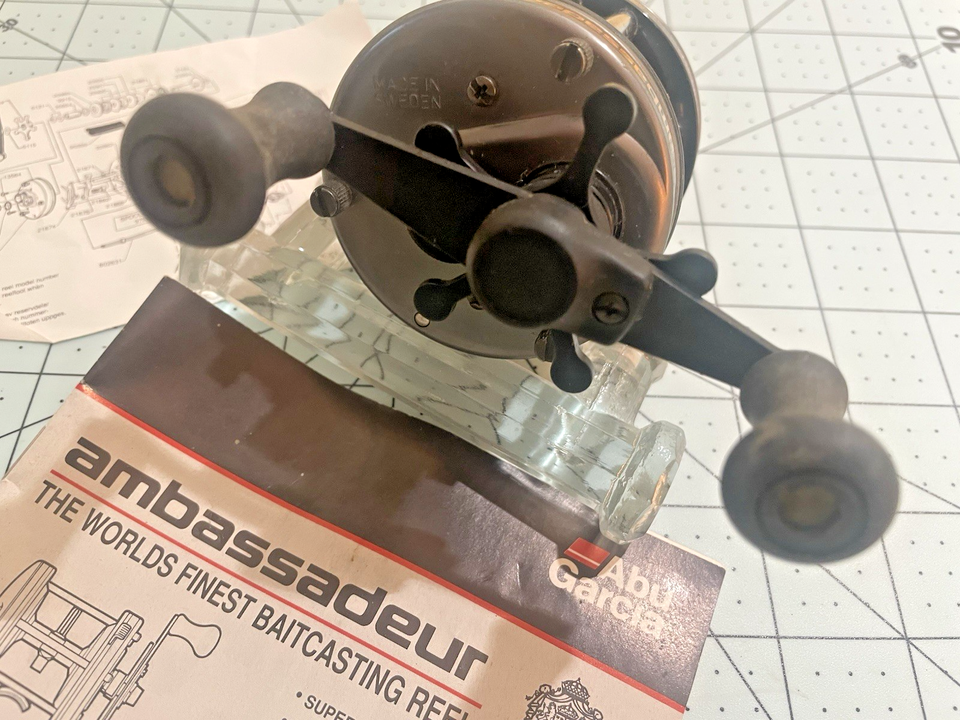Moulinet Vintage Abu Garcia Ambassadeur 4600C En Parfait état - Pour La Pêche Au Leurre