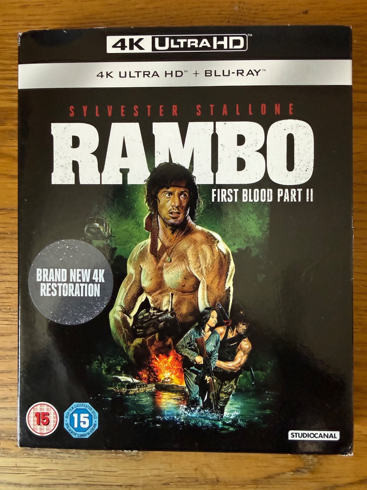 RAMBO - FIRST BLOOD PART 2 [4K UHD + BLURAY] + SLIPCOVER