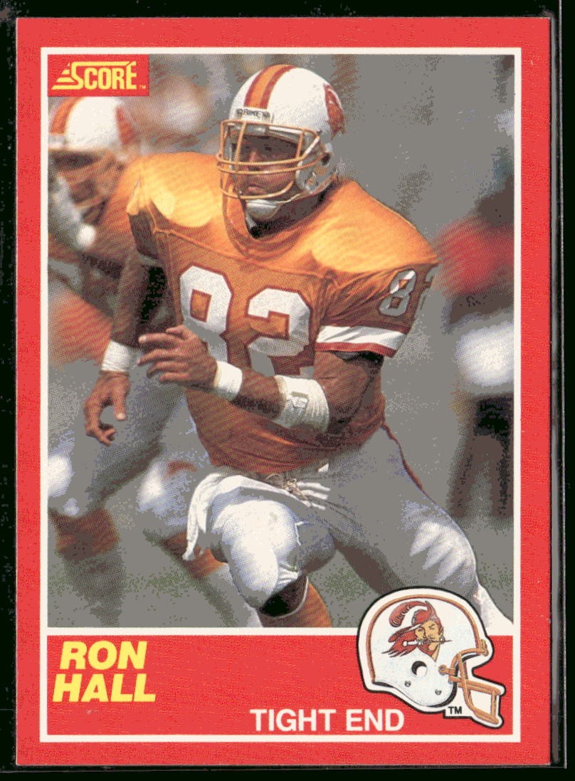 1989 Score Ron Hall RC #126b Tampa Bay Buccaneers