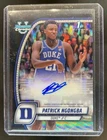 Patrick Ngongba Duke Basketball Topps Black Wave Rookie autograph Auto card NCAA