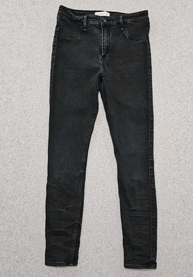 Abercrombie Fitch Jeans The Jean Legging Skinny Jeans Women's  Sz 30 Black Y2K