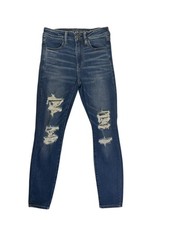 American Eagle Hi-Rise Jegging Jeans Women 6 Short Distressed. Next Level Stretc