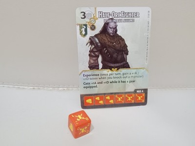 Dice Masters - Battle For Faerun - Half-Ork Fighter - Lesser Emerald Alliance