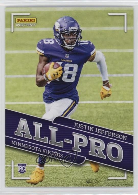 2020 Panini Instant NFL All-Pro /241 Justin Jefferson #30 Rookie RC 0ae