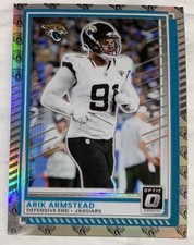 2025 Panini Optic Arik Armstead Silver Holo Prizm with Jaguar Emojis SSP No 2/32