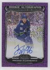 2022-23 O-Pee-Chee Platinum Rookie Violet Pixels 24/99 Andrei Kuzmenko Auto q2c