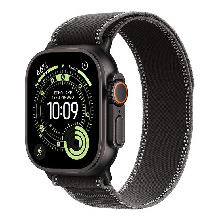 Apple Watch Ultra 3 GPS + Cellular 49mm Black Titanium Case with Black/Charcoal 