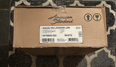 #ad #ad American Standard Aqualyn Drop In Sink 0476928.020 White New In Box $89.99