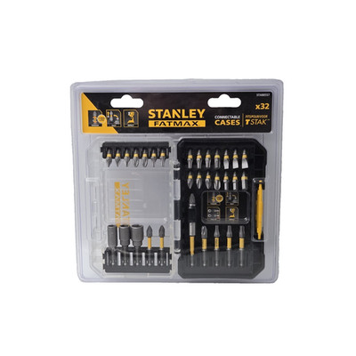 Stanley FatMax 32pc Drill Bit Set STA88557-XJ Screwdriver Bits Torx Hex Case