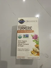Garden of Life Mykind Organics Extra Strength Tumeric Exp 2027+