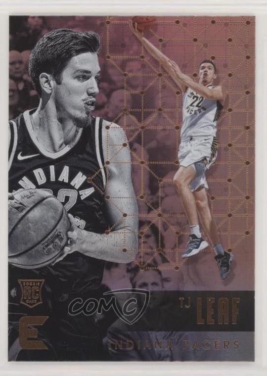 2017-18 Panini Essentials Retail Thin Stock TJ Leaf #191 Rookie RC 5ta