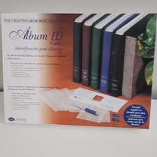 2 Creative Memories Collection GOLD  SILVER Album ID Kit Labels Transfer Tool