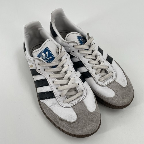 Adidas Originals Samba White w/ Black Gum - Kids Size 2 - Picture 2 of 11