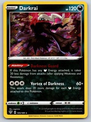 Darkrai 105/189 Holo Rare Darkness Ablaze Pokémon TCG
