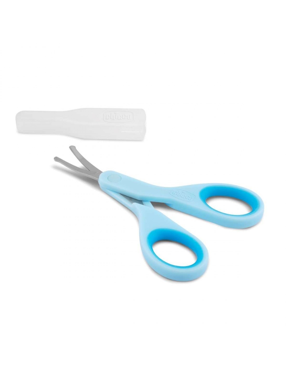Chicco Forbicine Azzurro Punta Arrotondata - Immagine 2