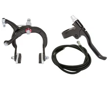 Medium Reach Big BMX REAR Brake & Lever w Brake Cable Freestyle Bikelife Black