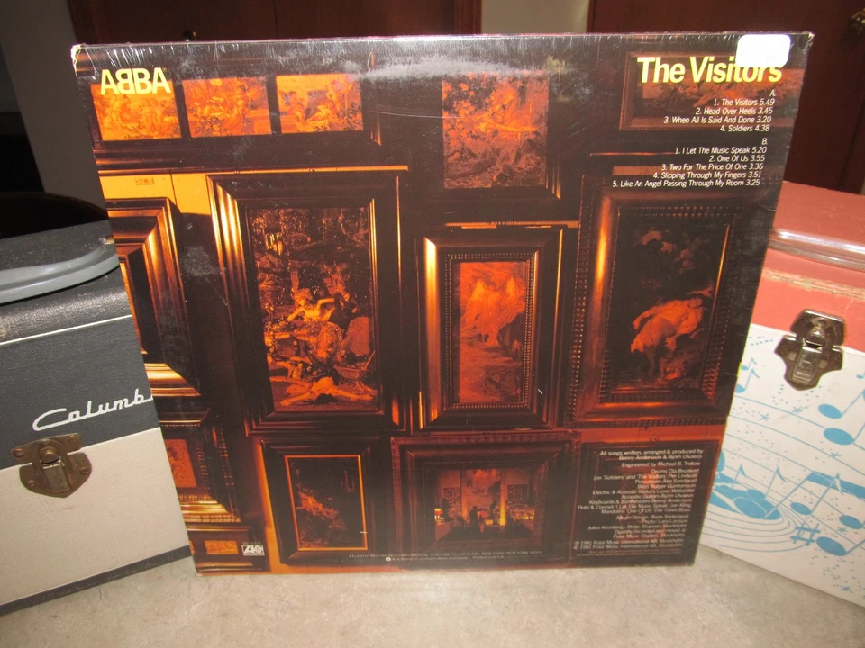 Sealed - ABBA The Visitors LP Vinyl 1981 Atlantic SD 19332 One Of Us - Image 2 of 2